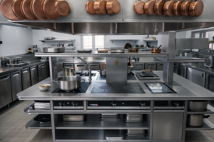 ilot de cuisson